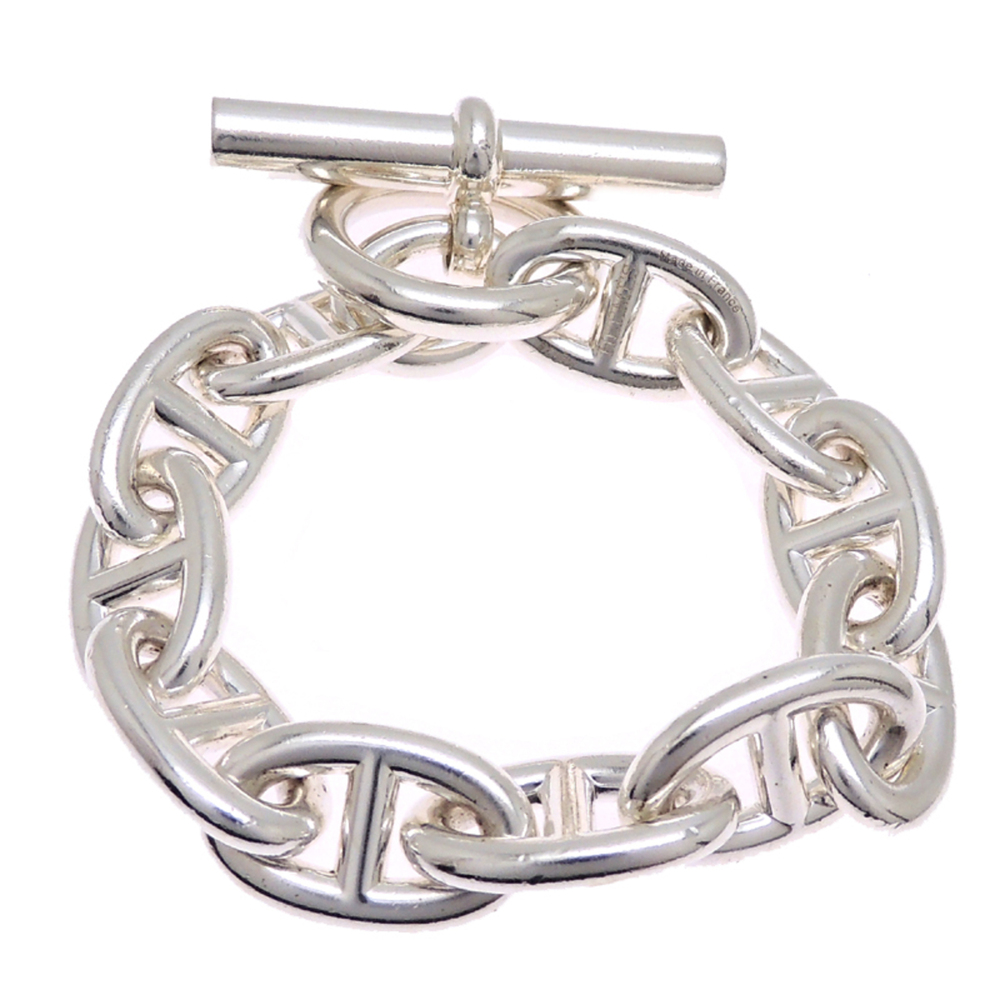 HERMES Silver Charm Bracelet